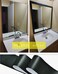 Amao Amhao 10Meters Peel and Stick Black Wood Backsplash Wall Paper Border Sticker SelfAdhesive Wallpaper Border