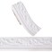 CRASPIRE 905x47in Crown Molding Peel and Stick Self Adhesive White Marble Flexible Foam Trim 3D Sticky Decorative Wallpaper Border Wall Edging Foam Baseboard Mirror Border Wall Lines Hotel DIY Decor