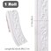 CRASPIRE 905x47in Crown Molding Peel and Stick Self Adhesive White Marble Flexible Foam Trim 3D Sticky Decorative Wallpaper Border Wall Edging Foam Baseboard Mirror Border Wall Lines Hotel DIY Decor