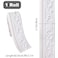 CRASPIRE 905x47in Crown Molding Peel and Stick Self Adhesive White Marble Flexible Foam Trim 3D Sticky Decorative Wallpaper Border Wall Edging Foam Baseboard Mirror Border Wall Lines Hotel DIY Decor
