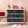 CRE8TIVE 8x80 Black Chunky Glitter Wallpaper Border Peel and Stick Wall Border Sparkle Sequins Removable Wallpaper Self Adhesive Fabric Black Contact Paper for Cabinets Dressers Ceiling DIY Crafts