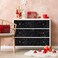CRE8TIVE 8x80 Black Chunky Glitter Wallpaper Border Peel and Stick Wall Border Sparkle Sequins Removable Wallpaper Self Adhesive Fabric Black Contact Paper for Cabinets Dressers Ceiling DIY Crafts