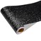 CRE8TIVE 8x80 Black Chunky Glitter Wallpaper Border Peel and Stick Wall Border Sparkle Sequins Removable Wallpaper Self Adhesive Fabric Black Contact Paper for Cabinets Dressers Ceiling DIY Crafts