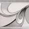 Dundee Deco Wallpaper Border Peel and Stick BD3222 Abstract Grey Scrolls Wallpaper Border Retro Design Roll 33 ft x 4 in 10m x 10cm Self Adhesive