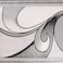 Dundee Deco Wallpaper Border Peel and Stick BD3222 Abstract Grey Scrolls Wallpaper Border Retro Design Roll 33 ft x 4 in 10m x 10cm Self Adhesive
