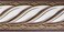 Dundee Deco Wallpaper Border Peel and Stick BD5015 Faux Victorian White Gold Mauve Rope Abstract Wallpaper Border Retro Design Roll 33 ft x 2 in 10m x 5cm Self Adhesive