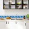 HOMETITUTE Wallpaper Border 4x196 Inch Peel and Stick Wall Border Wallpaper Border Self Adhesive Mosaic Tile Style Trim for Bathroom Kitchen Backsplash Mirror Frame Sink Cabinet Laundry Wall Decor