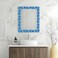 HOMETITUTE Wallpaper Border 4x196 Inch Peel and Stick Wall Border Wallpaper Border Self Adhesive Mosaic Tile Style Trim for Bathroom Kitchen Backsplash Mirror Frame Sink Cabinet Laundry Wall Decor