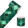 HOMETITUTE Wallpaper Border Peel and Stick Decorative Wall Trim Self Adhesive Green Mosaic Accent Strip for Bathroom Kitchen Mirror Frame Sink Edge Laundry Area 4x196 Inch Emerald Tile Pattern Design