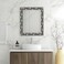 HOMETITUTE Wallpaper Border Peel and Stick Decorative Wall Trim Self Adhesive Stone Texture Accent Strip for Bathroom Kitchen Entryway Balcony Mirror Frame Backsplash Wall Edge 4x196 Inch Rock Style