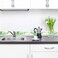 HOMETITUTE Wallpaper Border Peel and Stick Decorative Wall Trim Self Adhesive Vine Leaf Accent Strip for Bedroom Kitchen Balcony Living Room Nursery Mirror Frame Wall Decor 4x196 In Green Nature Style