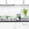 HOMETITUTE Wallpaper Border Peel and Stick Decorative Wall Trim Self Adhesive Vine Leaf Accent Strip for Bedroom Kitchen Balcony Living Room Nursery Mirror Frame Wall Decor 4x196 In Green Nature Style
