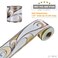 JZÂ·HOME JZHOME Peel and Stick Wallpaper Border Modern Abstract BrownWhite Removable Self Adhesive Wall Border Molding Home Ceiling Decorative Border 2328 ft