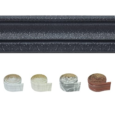 WAPANE 90 x 31 Peel Stick Foam Molding Trim Self Adhesive Crown Molding Wallpaper Border Flexible 3D Wall Edging Lines Foam Baseboard Wall Base Moulding Trim for Home DIY Decoration