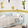 WESTICK Gold Glitter Bulletin Board Border Decorative Yellow Golden Glitter Wallpaper Border Peel and Stick Chunky Sparkle Gold Mirror Frame Border for Bathroom Classroom Office 4 x 160