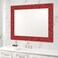 WESTICK Sparkly Red Glitter Wallpaper Borders Peel and Stick Thick Red Glitter Contact Paper Self Adhesive Removable Ruby Glittery Border for Bulletin Board Crafts DIY Project Mirror Border 4 x 160