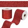 WESTICK Sparkly Red Glitter Wallpaper Borders Peel and Stick Thick Red Glitter Contact Paper Self Adhesive Removable Ruby Glittery Border for Bulletin Board Crafts DIY Project Mirror Border 4 x 160