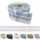 YLL YLL YLL Crown Molding Peel and Stick 3D Wall Edging Foam Baseboard Self Adhesive Wallpaper Border Flexible Base Moulding Trim Mirror Border Lines Grey White 2PCS178