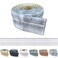 YLL YLL Crown Molding Peel and Stick 3D Wall Edging Foam Baseboard Flexible Moulding Trim Self Adhesive Wallpaper Border Mirror Border Wall Lines Grey White 1PCS89