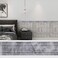 Yutianli Crown Molding Peel and Stick Wallpaper Border Flexible Wall Base Moulding Trim Self Adhesive Vinyl Baseboard Grey Marble Foam Wall molding 3D Mirror Border 1PCS89 Grey Marble