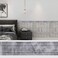 Yutianli Crown Molding Peel and Stick Wallpaper Border Flexible Wall Base Moulding Trim Self Adhesive Vinyl Baseboard Grey Marble Foam Wall molding 3D Mirror Border 1PCS89 Grey Marble
