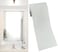 DESOMINOR 328Ft Black Border Peel Stick Wood Grain Wallpaper Border Removable Waterproof Bathroom Mirror Frame Sticker White 394Inch x 328Ft