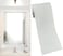 DESOMINOR 328Ft Black Border Peel Stick Wood Grain Wallpaper Border Removable Waterproof Bathroom Mirror Frame Sticker White 394Inch x 328Ft