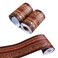 REDODECO 3D Flower Pattern Molding Peel Stick Wall Border for Home Decor Bathroom Kitchen4 inch by 164 feet Dark Brown