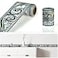 JZÂ·HOME JZHOME Y010 Peel and Stick Wallpaper Border 3D Abstract Curve Grey Removable Self Adhesive Wall Border Decorative Molding for Home Decor 2x328ft