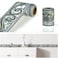 JZÂ·HOME JZHOME Y010 Peel and Stick Wallpaper Border 3D Abstract Curve Grey Removable Self Adhesive Wall Border Decorative Molding for Home Decor 2x328ft
