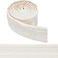 CRASPIRE 88 x 3in White Crown Molding Peel and Stick Self Adhesive Flexible Foam Trim Sticky Decorative Wallpaper Border Wall 3D Edging Foam Baseboard Mirror Border Wall Base Hotel DIY Decoraion