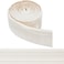 CRASPIRE 88 x 3in White Crown Molding Peel and Stick Self Adhesive Flexible Foam Trim Sticky Decorative Wallpaper Border Wall 3D Edging Foam Baseboard Mirror Border Wall Base Hotel DIY Decoraion