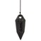 CORAL Coral 69300 Essentials Plumb Bob Made from Lightweight Nylon Includes Line for Hanging Wallpaper 20 Grams Black