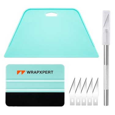 WRAPXPERT WRAPXERPT Wallpaper Smoothing ToolWallpaper Tool Kit for Peel and Stick Wallpaper HangingVinyl Backsplash TileBathroomWindow Film