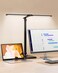 CHARYJOD LED Desk Lamp for Office Home Height Adjustable Architect Desk Light with USB Adapter Stepless Dimming Desk Lamp Light for Reading Study Workbench