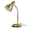 LEPOWER Metal Desk Lamp Adjustable Goose Neck Table Lamp EyeCaring Study Desk Lamps for Bedroom Study Room and Office Gold
