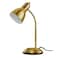 LEPOWER Metal Desk Lamp Adjustable Goose Neck Table Lamp EyeCaring Study Desk Lamps for Bedroom Study Room and Office Gold