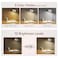GARMESE LED Desk Lamp Clip on Light with 3 Color Modes 10 Brightness RingClamp Light 360 Adjustable Neck Dimmable Eye Protection Desk Lamps for Home Office