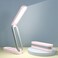 Giryuhd LED Desk Lamp for Office Home Battery Operated Lamp Rechargeable Lamp Foldable Portable Light LED Desk Light Strip 3 Brightness Dimmable Small Desk Lamp Wireless Reading Lamp