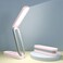 Giryuhd LED Desk Lamp for Office Home Battery Operated Lamp Rechargeable Lamp Foldable Portable Light LED Desk Light Strip 3 Brightness Dimmable Small Desk Lamp Wireless Reading Lamp