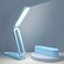 Giryuhd LED Desk Lamp for Office Home Battery Operated Lamp Rechargeable Lamp Foldable Portable Light LED Desk Light Strip 3 Brightness Dimmable Small Desk Lamp Wireless Reading Lamp
