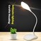 Sosee LED Table LampPortable EyeProtected Flexible Gooseneck Small Desk Lights for Dorm Study Office BedroomUSB or 3 AA Batteries Powered Not Include Batteries1 Pack