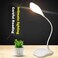 Sosee LED Table LampPortable EyeProtected Flexible Gooseneck Small Desk Lights for Dorm Study Office BedroomUSB or 3 AA Batteries Powered Not Include Batteries1 Pack