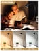 LiFMIRA Clipon Reading Light 3 Color Modes 10 Dimmable Brightness Eye Care Clamp Desk Lamp with Flexible Gooseneck for Reading in Bed Desk Headboard Computer