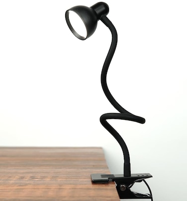 LiFMIRA Clipon Reading Light 3 Color Modes 10 Dimmable Brightness Eye Care Clamp Desk Lamp with Flexible Gooseneck for Reading in Bed Desk Headboard Computer