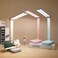 LuxLumin White Desk Lamp for Home OfficePortable Small Desk Lamp with 3 Lighting Modes Battery Operated Rechargeable Desk Light for Kids ReadingStudyingDormitory White