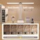 LuxLumin White Desk Lamp for Home OfficePortable Small Desk Lamp with 3 Lighting Modes Battery Operated Rechargeable Desk Light for Kids ReadingStudyingDormitory White
