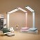 LuxLumin White Desk Lamp for Home OfficePortable Small Desk Lamp with 3 Lighting Modes Battery Operated Rechargeable Desk Light for Kids ReadingStudyingDormitory White