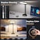 LitONES Premium LED Desk Lamp for Home Office EyeCaring Double Side Light with Knob Remote Stepless Dimming Color Memory Metal Table Lamp for Zoom Studying Video Conference FlickerFree GlareFree