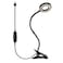 QQAPPU Clip Light Reading Lights 48 LED Clampon Desk Lamp with 3 Color Modes and 10 Brightness Dimmable 360 Flexible Gooseneck Book Clamp Light for Video Conference Lighting Headboard